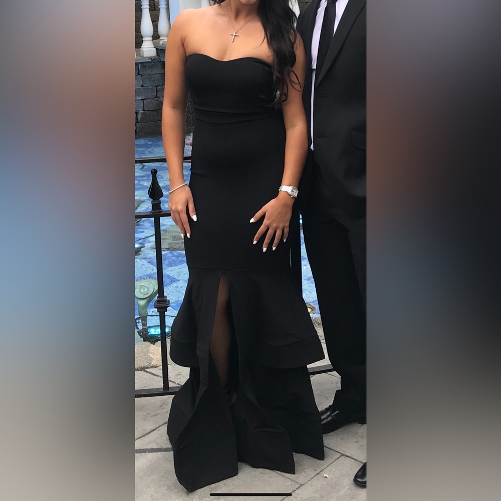 Fashion Nova Black Mermaid gown
